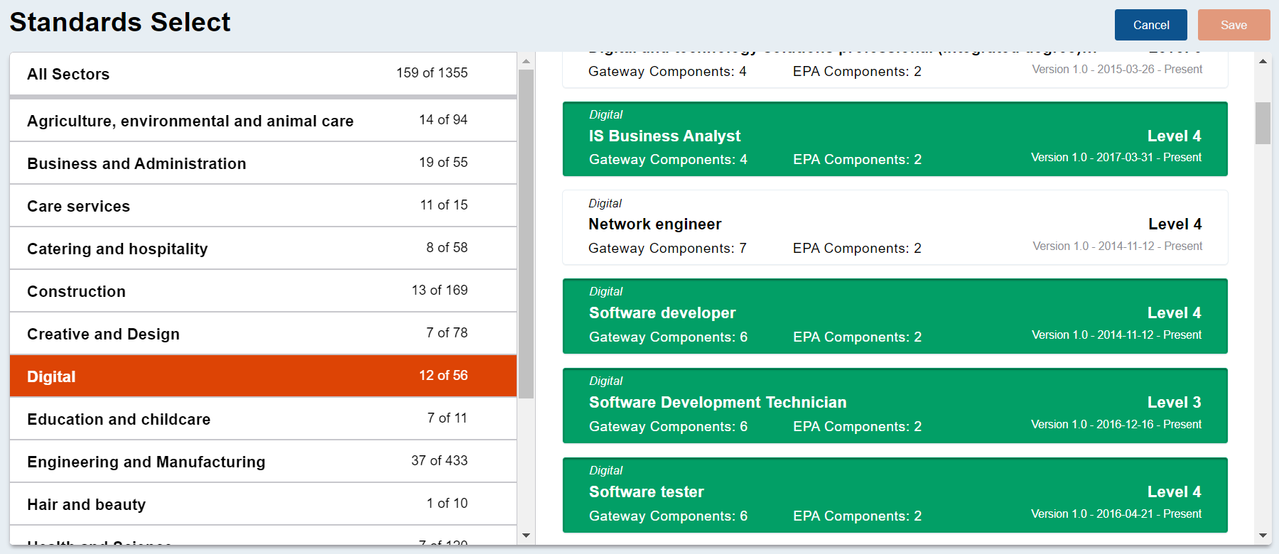 Comprehensive Guide to Managing Standards in ACE360 for LTPs - ACE360