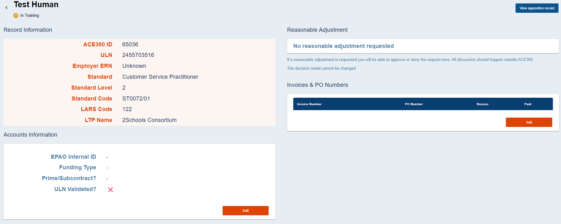 Managing Apprentice Accounts In Ace360 A Complete Guide For Epaos Ace360