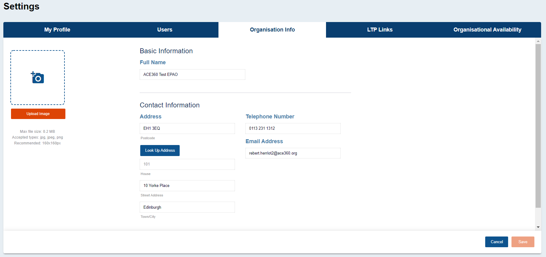 How to Edit Your Organisation Information in ACE360: A Step-by-Step ...