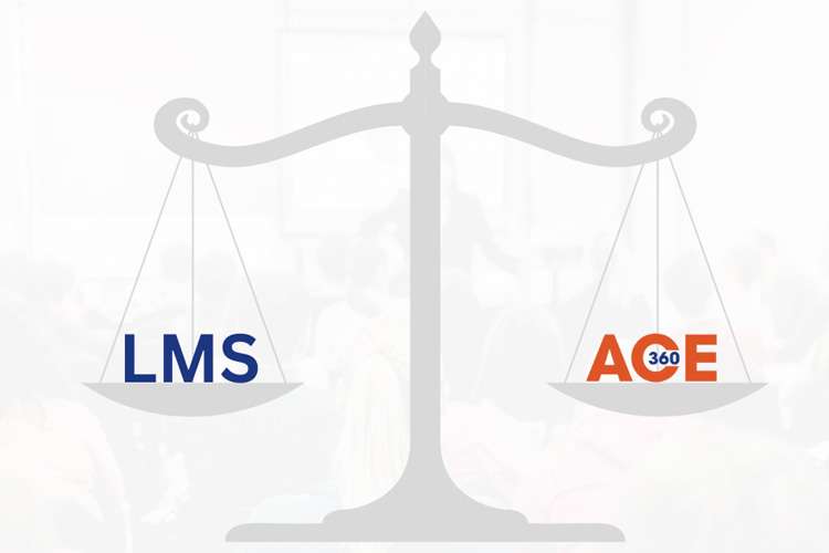 Learning management system compared to ACE360 Software